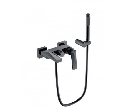 Смеситель Boheme Venturo  для ванны с душем, Shine Gun Metall