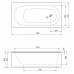 ECO-130-SCR Передняя панель для акриловой ванны 1300x580