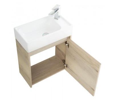 МЕБЕЛЬ ДЛЯ ВАННОЙ КОМНАТЫ BELBAGNO KRAFT MINI 50 Rovere Galifax Bianco
