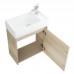 МЕБЕЛЬ ДЛЯ ВАННОЙ КОМНАТЫ BELBAGNO KRAFT MINI 50 Rovere Galifax Bianco