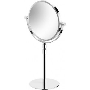 Косметическое зеркало Langberger 70985 настольное поворотное трехкратное увеличение без подсветки, хром