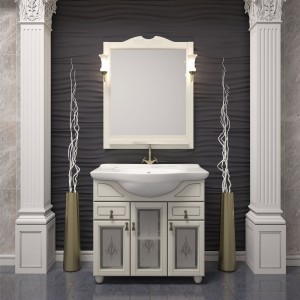 Мебель для ванной Opadiris Тибет 85 слоновая кость