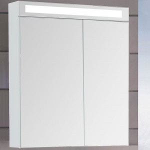 Зеркало-шкаф Dreja Max 70 белый глянец, с подсветкой