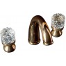 Смеситель Boheme Crystal  для раковины на 3 отв. хрусталь
