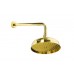 Встроенный верхний душ (20см) Imperiale прямой, золото